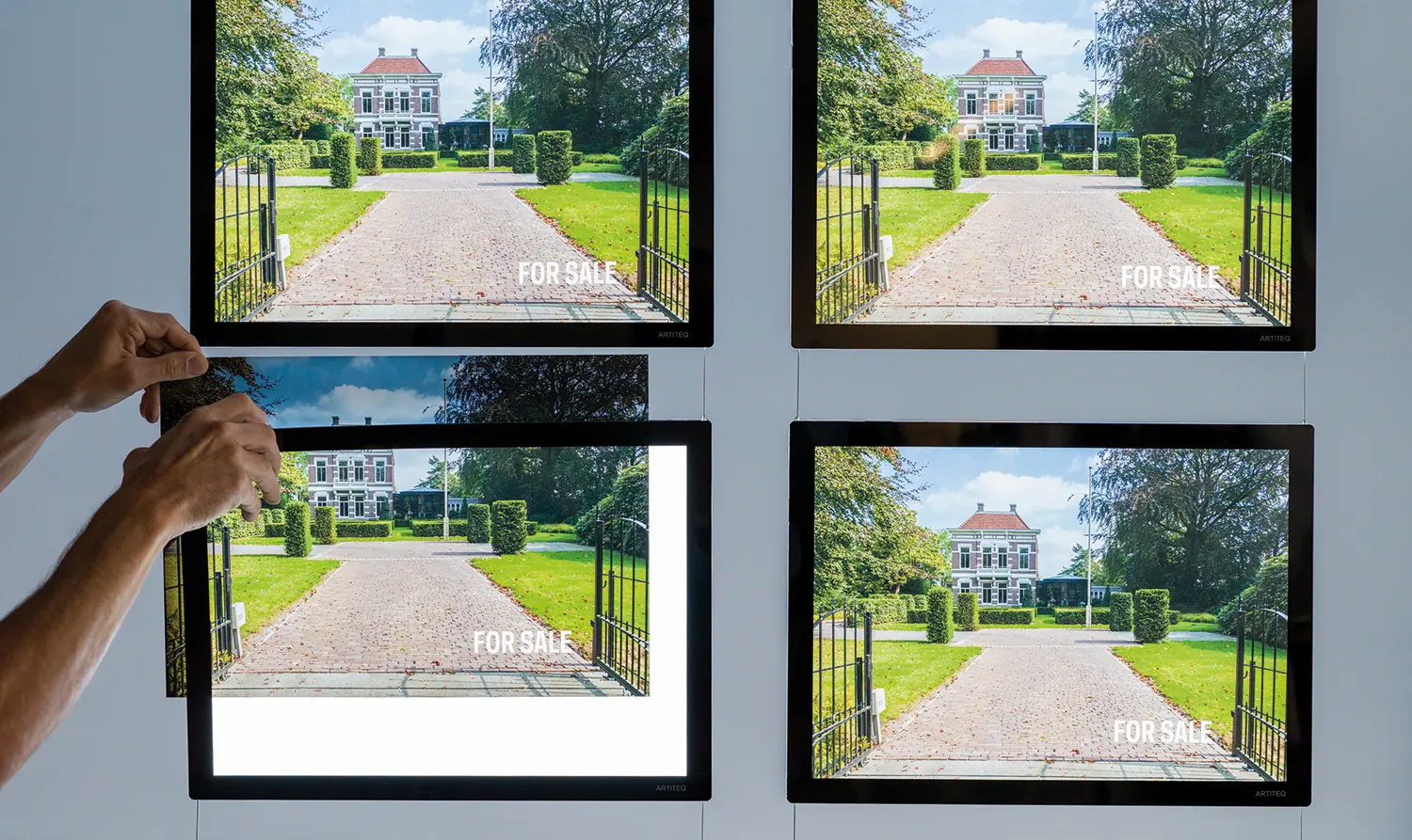 DISPLAY IT LED Display Motiv einlegen DISPLAY IT LED Display Motiv einlegen