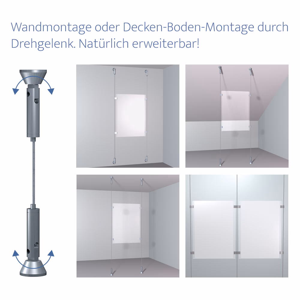 Display It Business Box, Montageoptionen